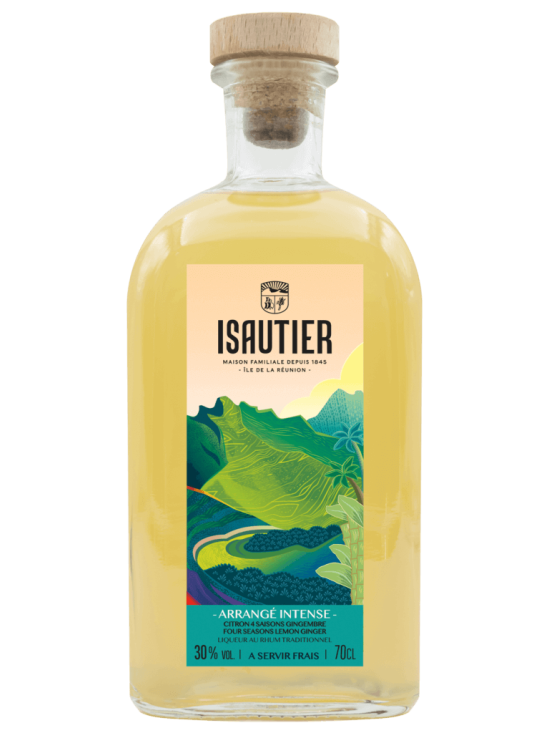Rhum Arrangé ISAUTIER Intense Citron Gingembre 30% 70cl Rhum Arrangé ISAUTIER Intense Citron Gingembre 30% 70cl