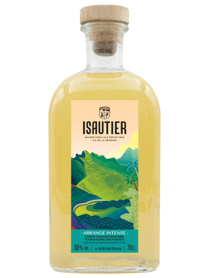 ISAUTIER Intense Lemon Ginger Arranged Rum 30% 70cl ISAUTIER Intense Lemon Ginger Arranged Rum 30% 70cl