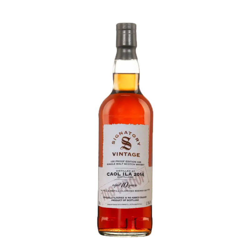 CAOL ILA 10 ans 2014 100 Proof 28 1st Fill Sherry Butts & Bourbon Signatory Vintage 57.10%