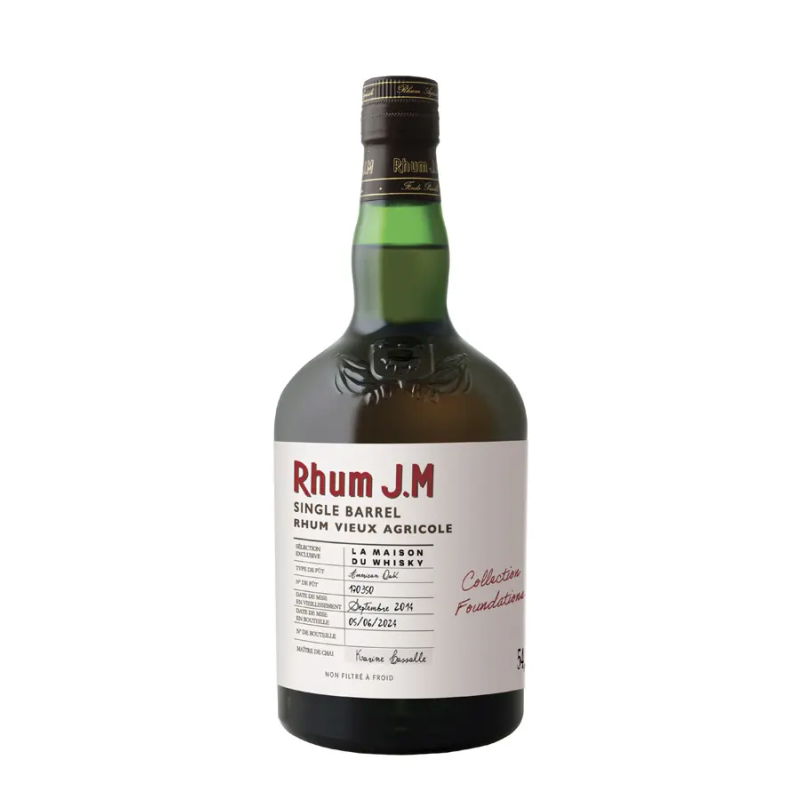 RHUM JM 9 years 2014 Single Barrel 170350 54.80% (With case)