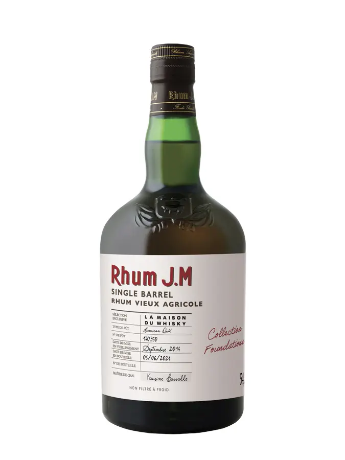 RHUM JM 9 years 2014 Single Barrel 170350 54.80% (With case) RHUM JM 9 years 2014 Single Barrel 170350 54.80% (With case)