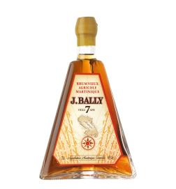 BALLY 7 ans Bouteille Pyramide 45% (avec étui)
