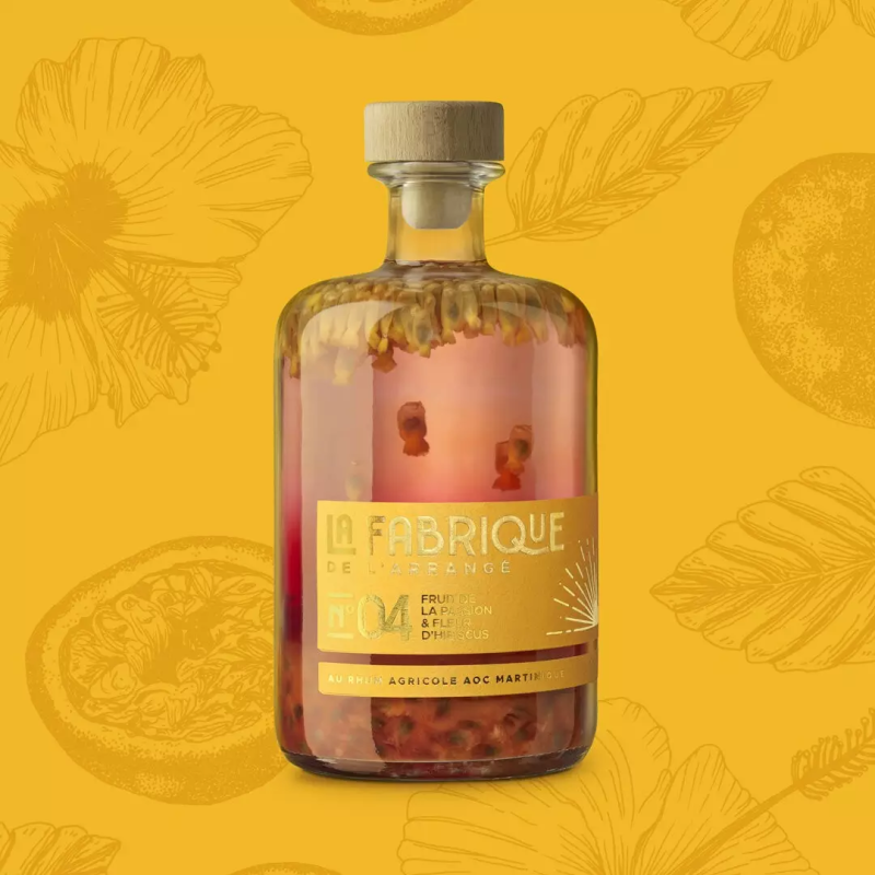 Arranged Rum LA FABRIQUE DE L'ARRANGEMENT N°4 Passion Fruit & Hibiscus Flower 32%