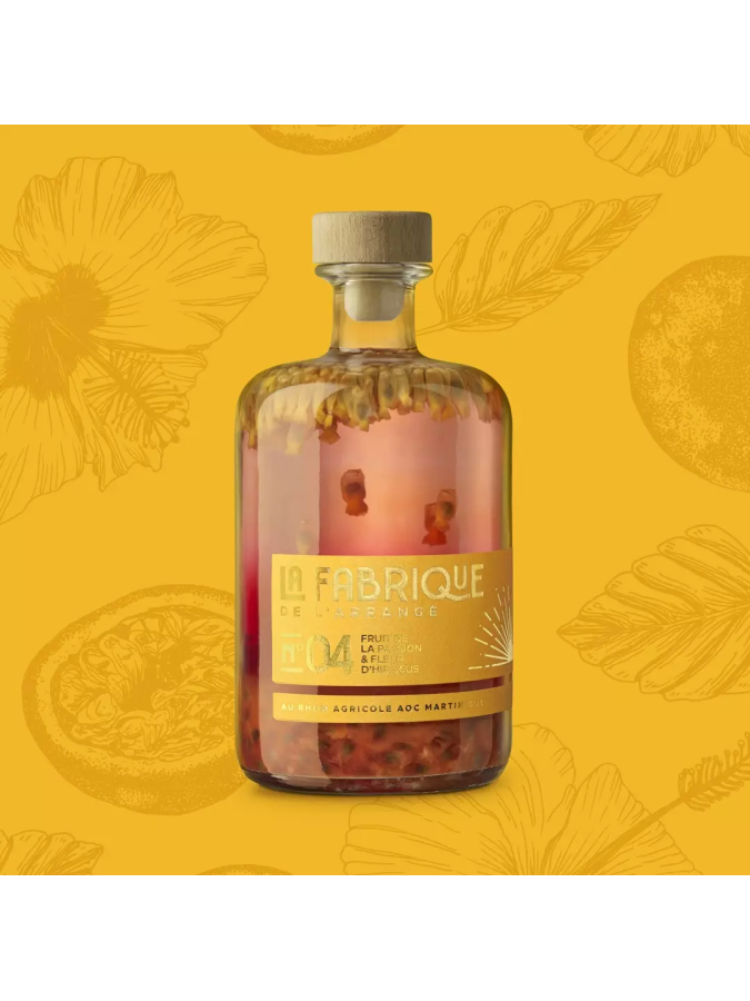 Arranged Rum LA FABRIQUE DE L'ARRANGEMENT N°4 Passion Fruit & Hibiscus Flower 32% Arranged Rum LA FABRIQUE DE L'ARRANGEMENT N°4 Passion Fruit & Hibiscus Flower 32%