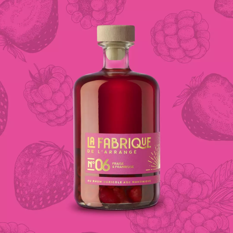 Arranged Rum THE ARRANGED FACTORY N°6 Strawberry & Raspberry 32%
