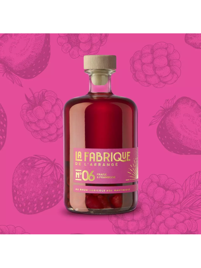Arranged Rum THE ARRANGED FACTORY N°6 Strawberry & Raspberry 32% Arranged Rum THE ARRANGED FACTORY N°6 Strawberry & Raspberry 32%
