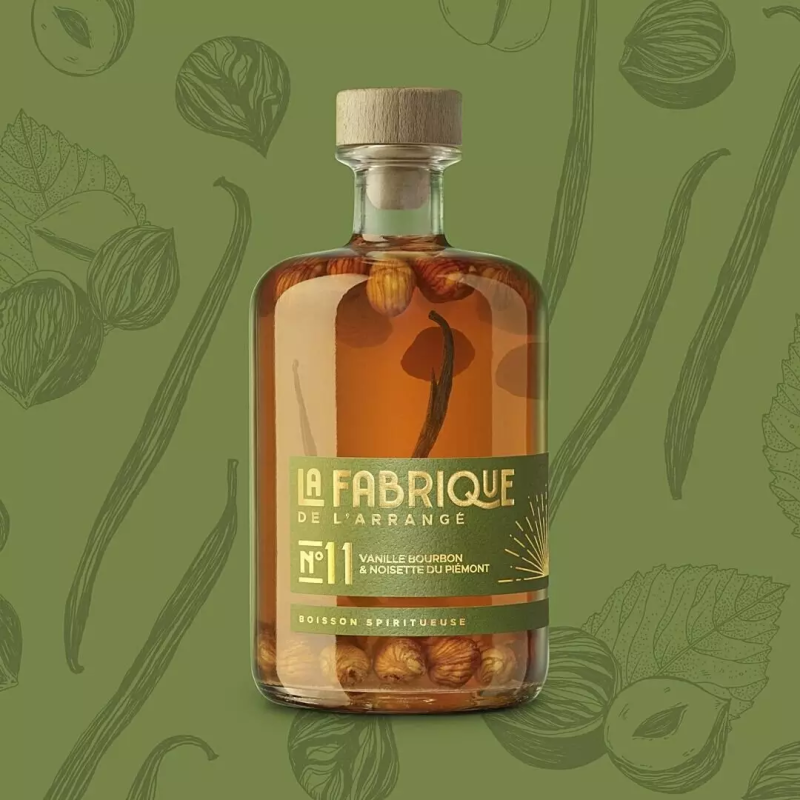 Arranged Rum LA FABRIQUE DE L'ARRANGEMENT N°11 Bourbon Vanilla & Piedmont Hazelnut 31%