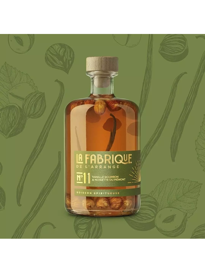 Arranged Rum LA FABRIQUE DE L'ARRANGEMENT N°11 Bourbon Vanilla & Piedmont Hazelnut 31% Arranged Rum LA FABRIQUE DE L'ARRANGEMENT N°11 Bourbon Vanilla & Piedmont Hazelnut 31%