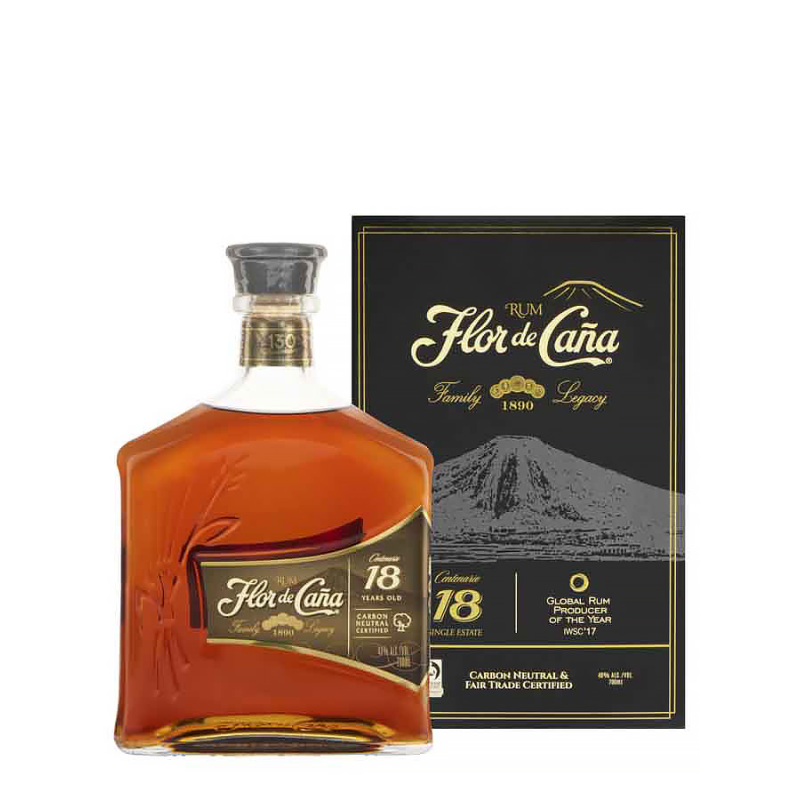 FLOR DE CANA 18 ans 40% 1 Litre