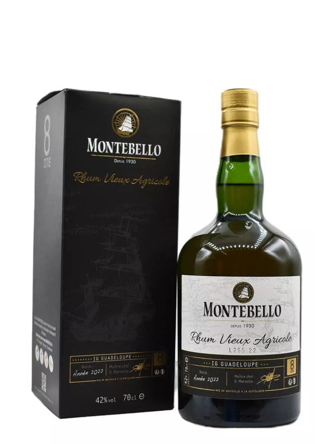 MONTEBELLO Old Rum 8 Years 42% (New case) MONTEBELLO Old Rum 8 Years 42% (New case)