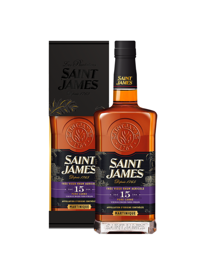SAINT JAMES Very Old Rum 15 Years 43% SAINT JAMES Very Old Rum 15 Years 43%