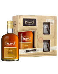 Les Coffrets Coffret DEPAZ Vsop Réserve Spéciale + 2 Verres 45%
