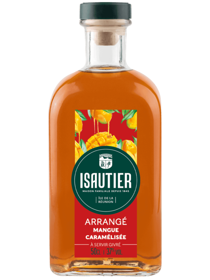 ISAUTIER Caramelized Mango Arranged Rum 37% 50cl