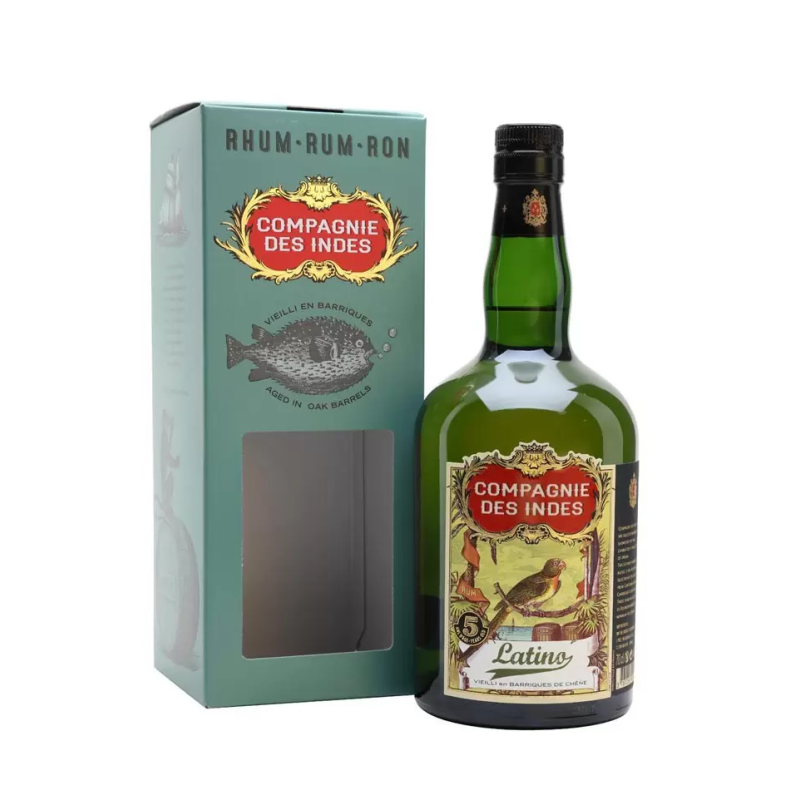 Rhums Vieux COMPAGNIE DES INDES Latino 5 ans 40%