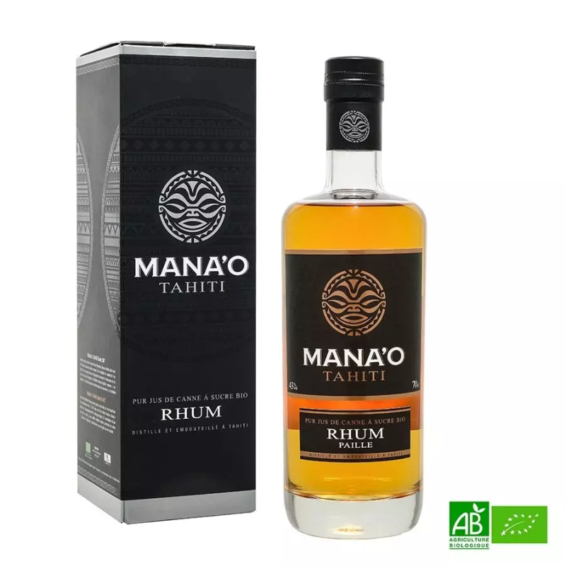 MANA'O Organic Amber Rum 43%