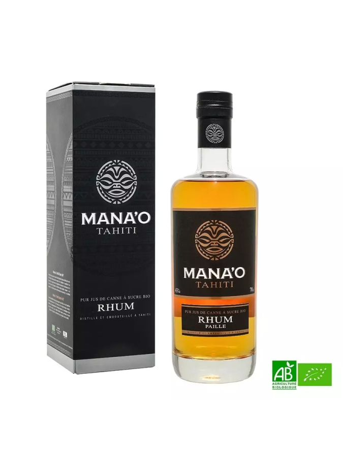 MANA'O Rhum Ambré Bio 43% MANA'O Rhum Ambré Bio 43%