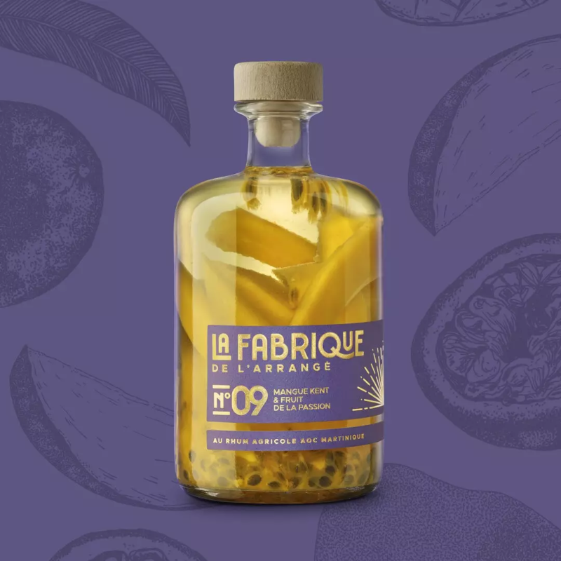 Rhum Arrangé LA FABRIQUE DE L'ARRANGÉ N°9 Mangue Kent & Fruit de la Passion 32%