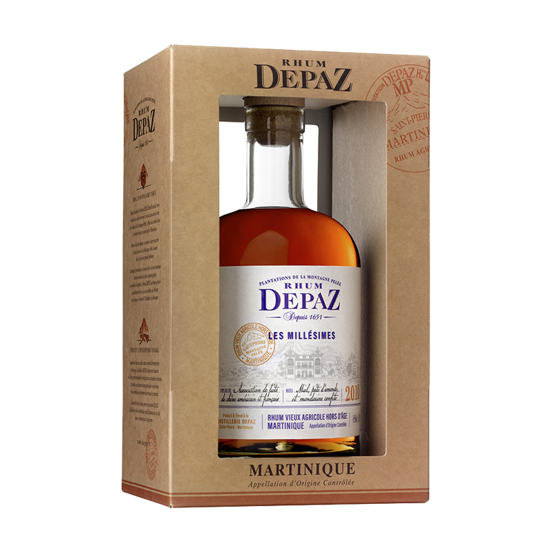 DEPAZ Rhum Millésime 2015 45%