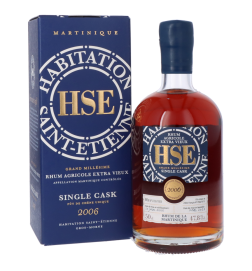 Rhums Agricoles HSE Extra Vieux Single Cask 2006 47.8% 50cl