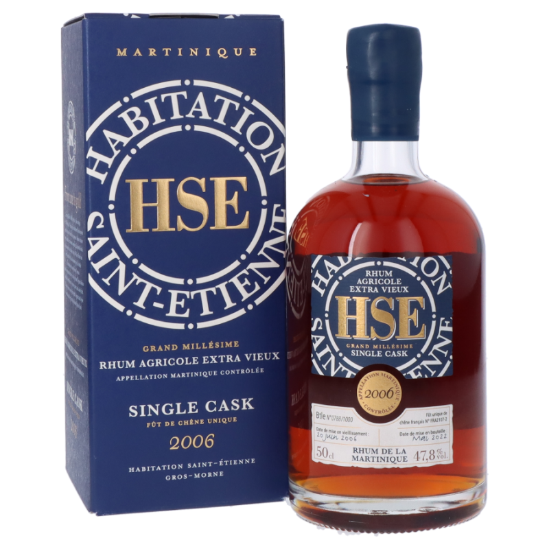 HSE Extra Vieux Single Cask 2006 47.8% 50cl
