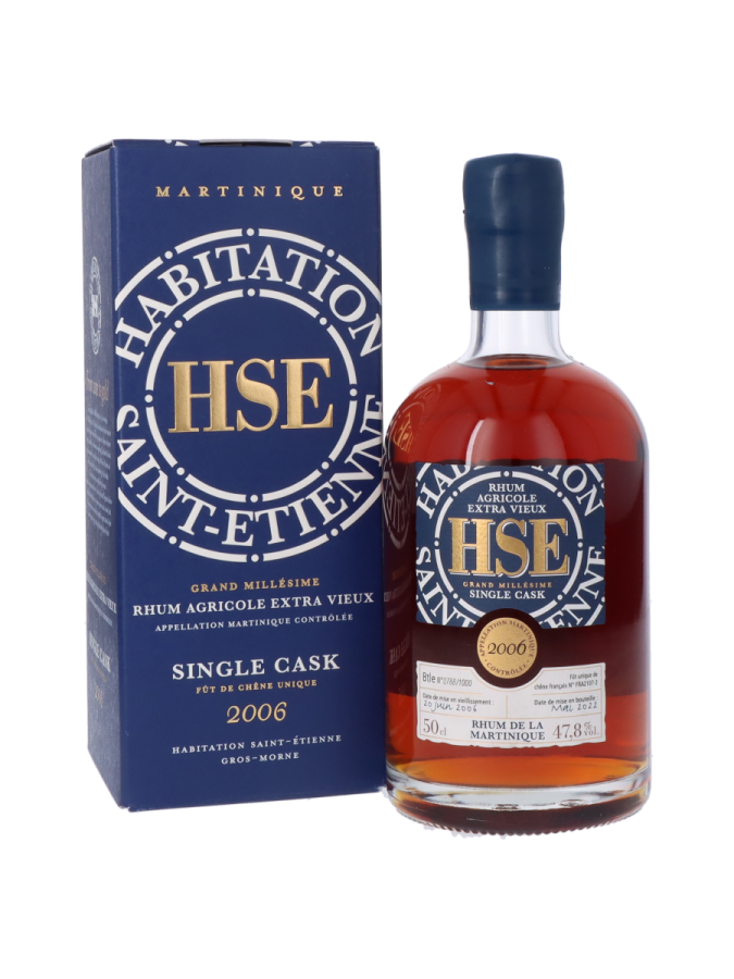 HSE Extra Vieux Single Cask 2006 47.8% 50cl HSE Extra Vieux Single Cask 2006 47.8% 50cl