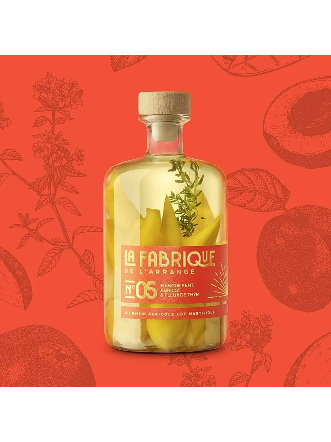 Arranged Rum THE ARRANGED FACTORY N°5 Kent Mango, Dried Apricot & Thyme Flower 32% Arranged Rum THE ARRANGED FACTORY N°5 Kent Mango, Dried Apricot & Thyme Flower 32%