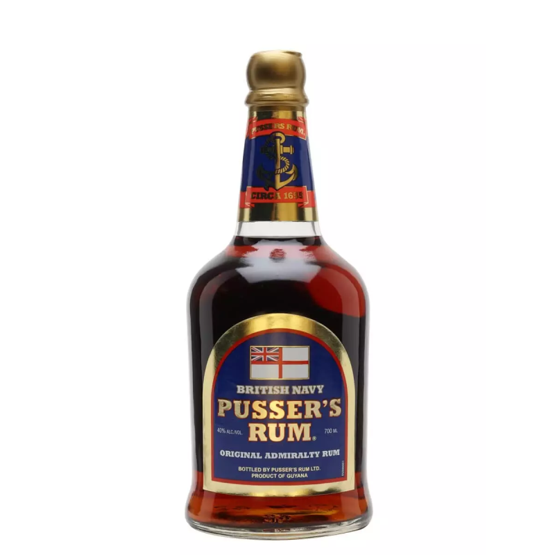 PUSSER'S Blue Label British Navy Rum 40%