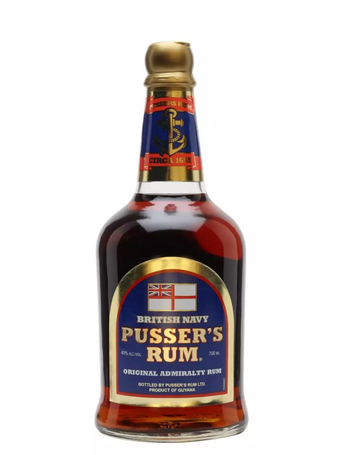 PUSSER'S Blue Label British Navy Rum 40% PUSSER'S Blue Label British Navy Rum 40%