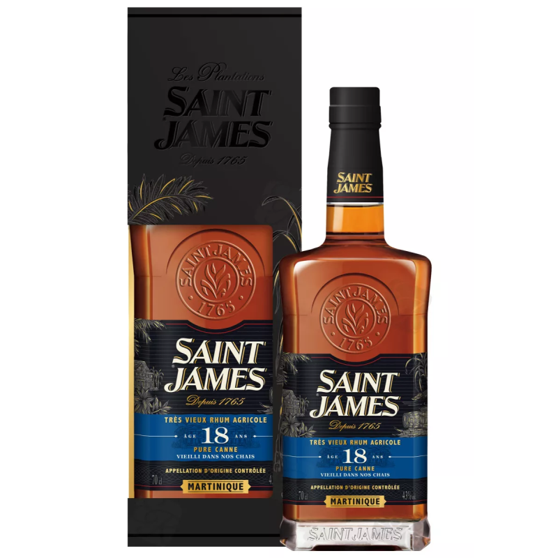 SAINT JAMES Very Old Rum 18 Years 43%