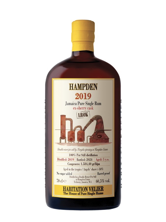 HAMPDEN 2019 LROK Ex-Sherry Habitation Velier 60.50% HAMPDEN 2019 LROK Ex-Sherry Habitation Velier 60.50%