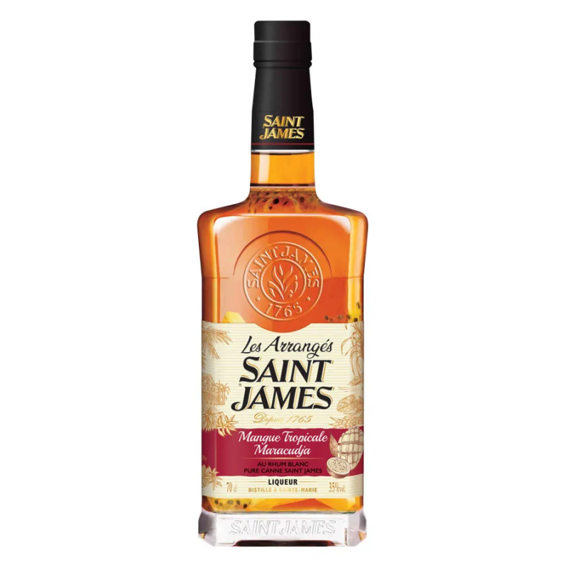 Rhum Arrangé SAINT JAMES Mangue Tropicale - Maracudja 35%