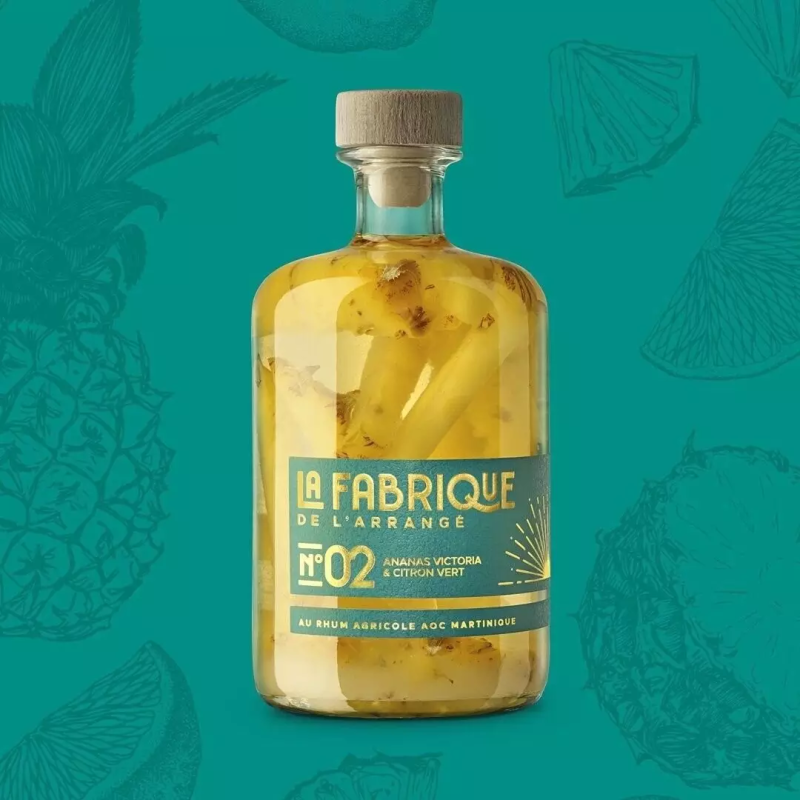 Arranged Rum THE ARRANGED FACTORY N°2 Victoria Pineapple & Lime 32%