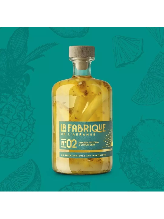 Arranged Rum THE ARRANGED FACTORY N°2 Victoria Pineapple & Lime 32% Arranged Rum THE ARRANGED FACTORY N°2 Victoria Pineapple & Lime 32%