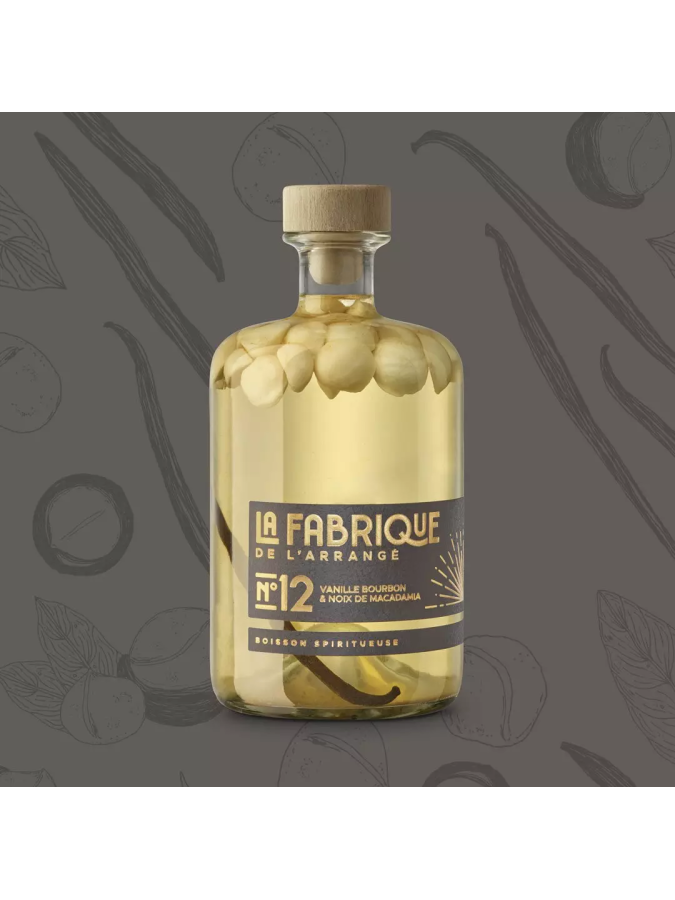Arranged Rum THE ARRANGEMENT FACTORY N°12 Bourbon Vanilla & Macadamia Nuts 31% Arranged Rum THE ARRANGEMENT FACTORY N°12 Bourbon Vanilla & Macadamia Nuts 31%
