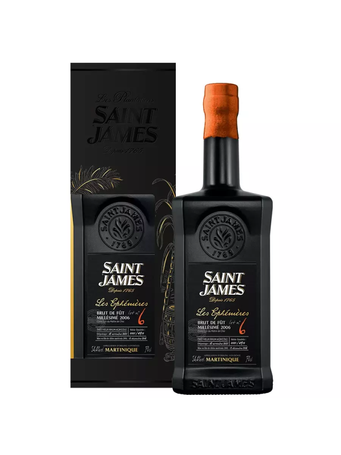 SAINT JAMES Les Éphémères n°6 Cask Strength 54.40% SAINT JAMES Les Éphémères n°6 Cask Strength 54.40%
