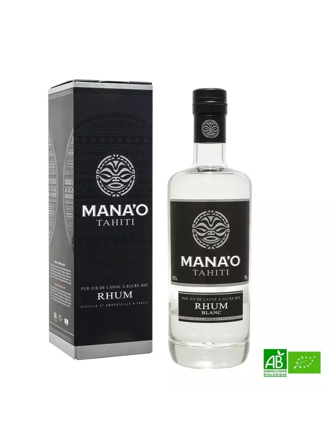 MANA'O Organic White Rum 50%