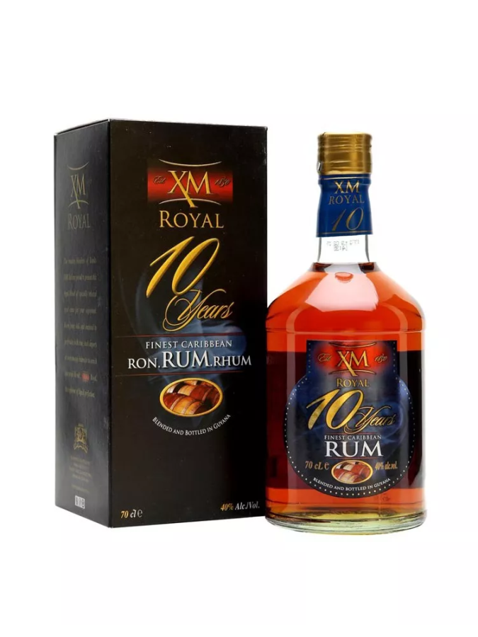 XM 10 ans Royal Demerara 40% XM 10 ans Royal Demerara 40%