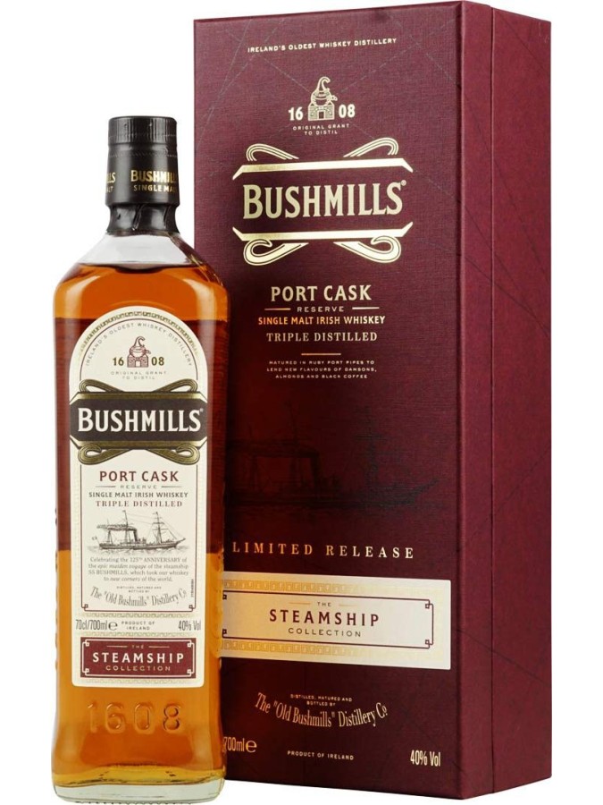 BUSHMILLS Port Cask Steamship 40% BUSHMILLS Port Cask Steamship 40%
